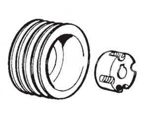 2236106838 Шкив компрессора ABAC