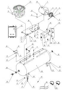 Ресивер для 500v90T