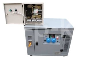 Бензиновый генератор Leega LT12000МE-3 в кожухе с АВР