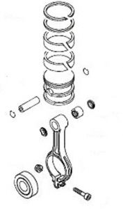 4191011000 Шатунно-поршневая группа Fiac VS 204