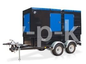 Дизельный генератор ТСС АД-100С-Т400-1РКМ5 в шумозащитном кожухе на прицепе  фото