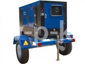 Дизельный генератор ТСС АД-18С-Т400-1РКМ7 в шумозащитном кожухе на прицепе