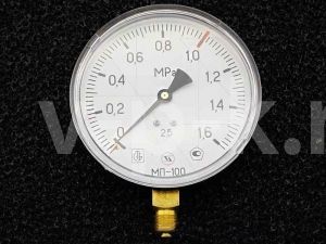 3943329 Манометр для компрессора МП 100 - 1/4 для компрессора АСО-Бежецк