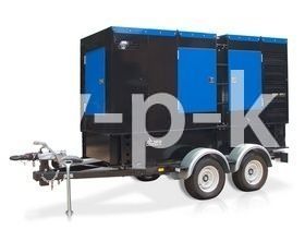 Дизельный генератор ТСС АД-16С-230-1РКМ11 в шумозащитном кожухе на прицепе 028677,038465 фото