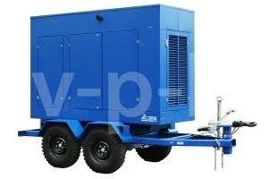 Дизельный генератор  АД-400С-Т400-1РМ17 РПМ на прицепе