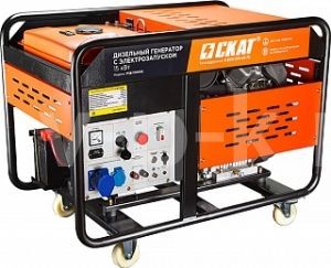 Дизельный генератор Скат УГД-15000E  фото