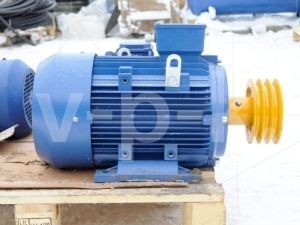 Электродвигатель со шкивом С416М к головке К22 для компрессора АСО-Бежецк