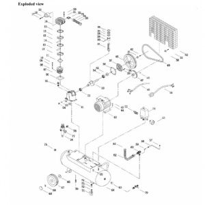 CRANKCASE FUBAG ROBUST AIR HS2065K01 фото