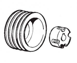 9076336 Шкив компрессора ABAC