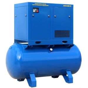 Винтовой компрессор АСО Бежецк АСО-ВК 15/13М2-500 с ресивером фото