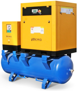 Винтовой компрессор Berg ВК-5.5РО-500 8 (IP54) для автосервиса фото