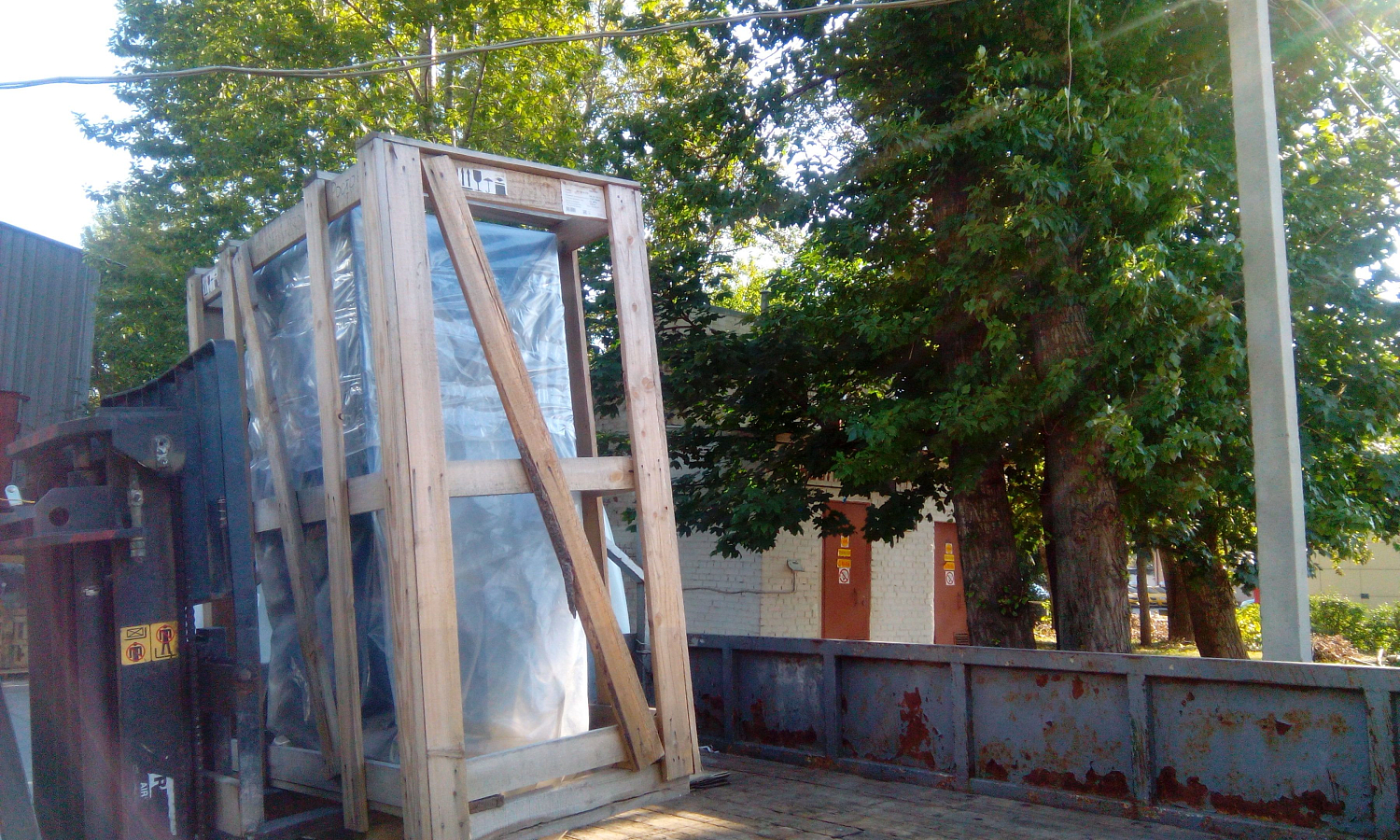 Отгрузка винтового компрессора в регион