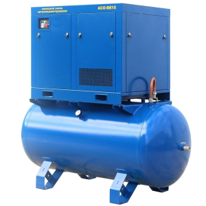 Винтовой компрессор АСО Бежецк АСО-ВК 15/8М2-500 с ресивером фото