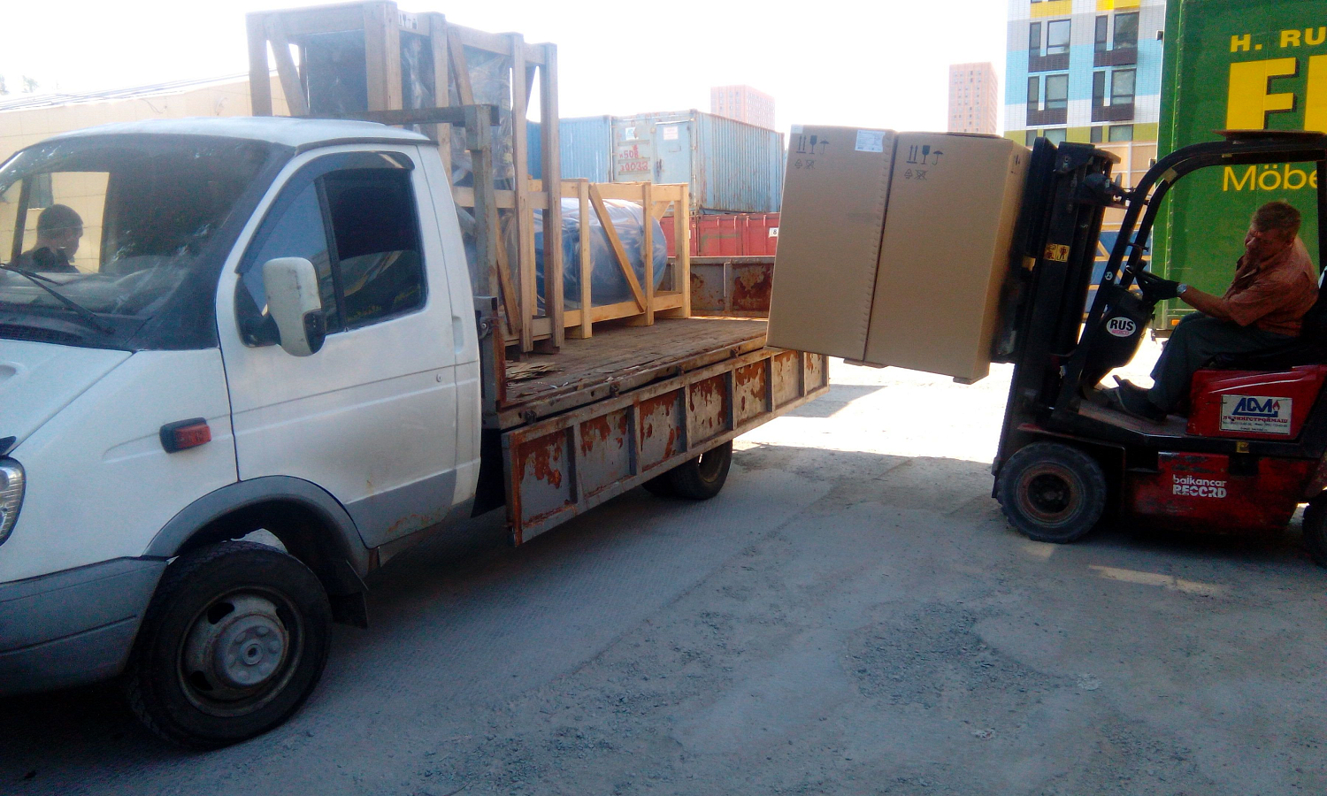 Отгрузка ресиверов, поршневых и винтовых компрессоров Remeza