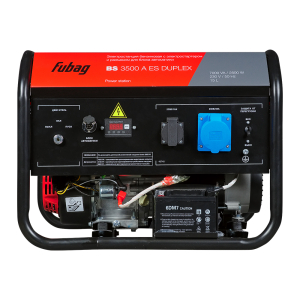 Бензиновый генератор Fubag BS 3500 A ES DUPLEX 46740 портативный фото