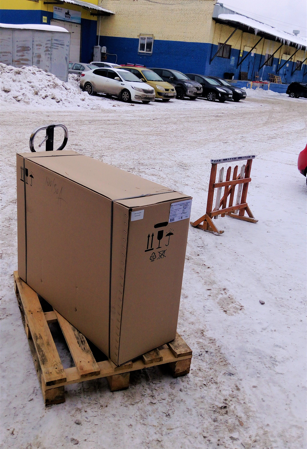 Отгрузка дилеру поршневого компрессора REMEZA СБ4/Ф-500.LT100