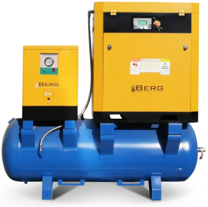 Винтовой компрессор Berg ВК-7.5РО-500 12 (IP54) с осушителем фото