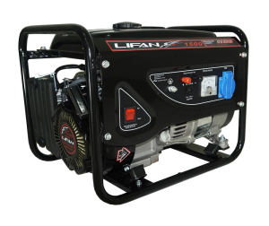 Бензиновый генератор Lifan 1 GF-3 (1500) 00000583 для дачи фото
