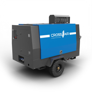 Винтовой компрессор CrossAir Borey65-10FZ передвижной (мобильный) фото