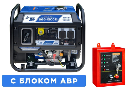 Бензиновый генератор  SGG 4200Ei с блоком АВР