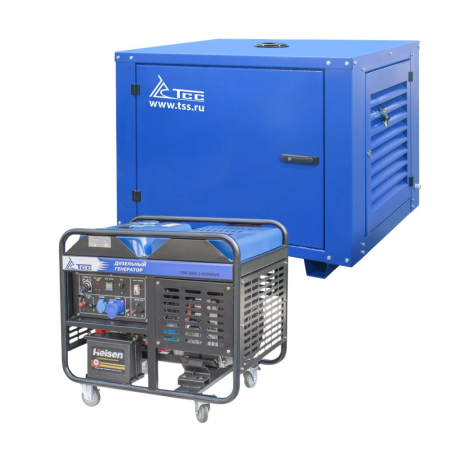 Дизельный генератор  SDG 14000EHA в погодозащитном кожухе